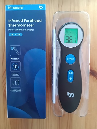 Infrared forehead thermometer - infrared,