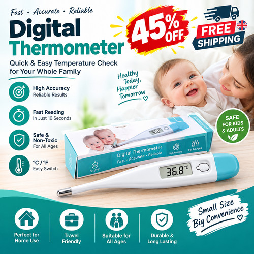 Digital thermometer medical - digital,