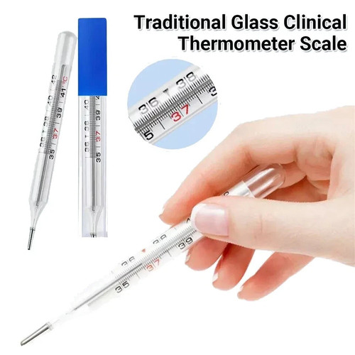 Traditional glass thermometer - traditional,