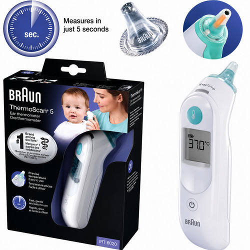 Braun thermoscan irt6020 ear - braun,
